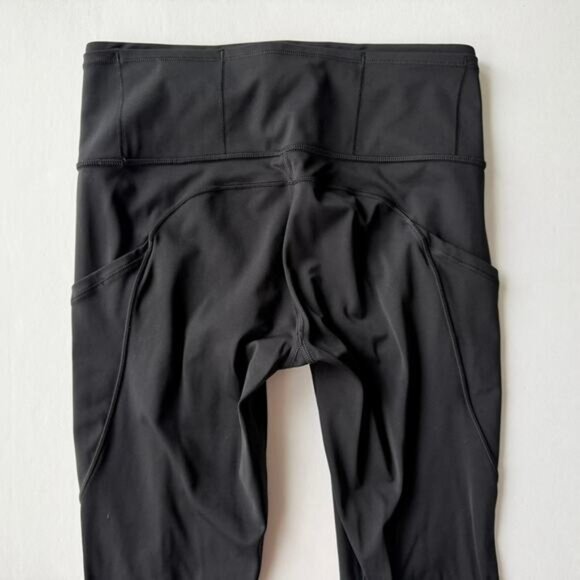 Lululemon Fast & Free Full Length Tight Non-Reflective 28" Black Size 6 Run Gym - Picture 4 of 7